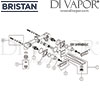 Bristan Ebony 3 Hole Basin Mixer Bathroom Tap Spares